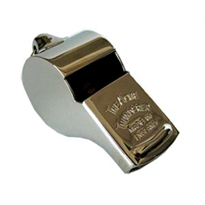 Sifflet plaqué argent / Nickel plated brass Whistle