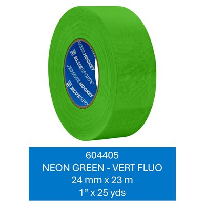 Colored HT NEON GREEN 24mm x 25m / 1" x 25 yds - 48 r / c