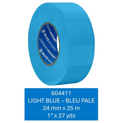 Coton couleur Bleu Pâle 24mm x 25m - 48 rouleaux