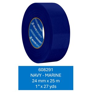 Poly tape Navy 24mm x 25m / 1" x 27 yds - 36 r / c