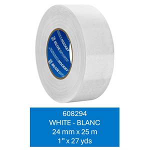 Poly tape White 24mm x 25m / 1" x 27 yds - 36 r / c