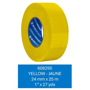 Poly tape Yellow 24mm x 25m / 1" x 27 yds- 36 r / c