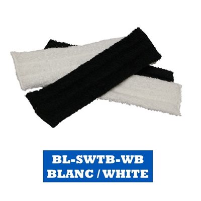 Bandes absorbantes Blanches / Sweatbands White