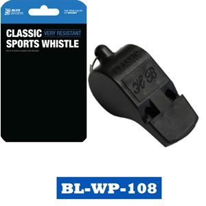 Sifflet Blue Sports en plastique / Blue Sports Pealess Plastic Whistle Grand / Large