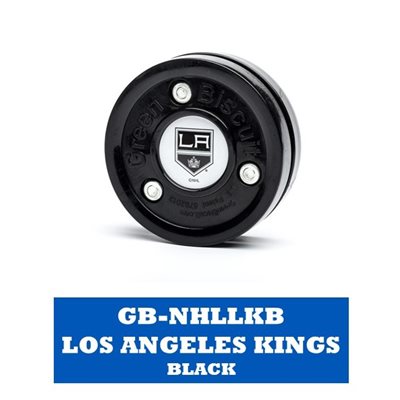 NHL LOS ANGELES KINGS BLACK GREEN BISCUIT (PACK OF 6)